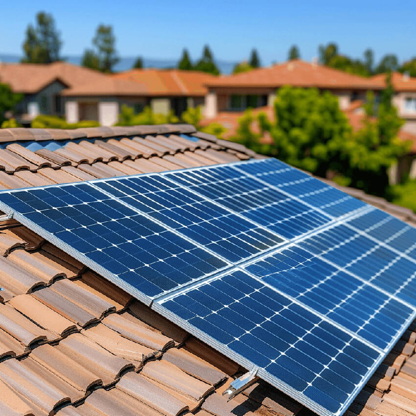 batterie solaire : accumulation d'électricité verte